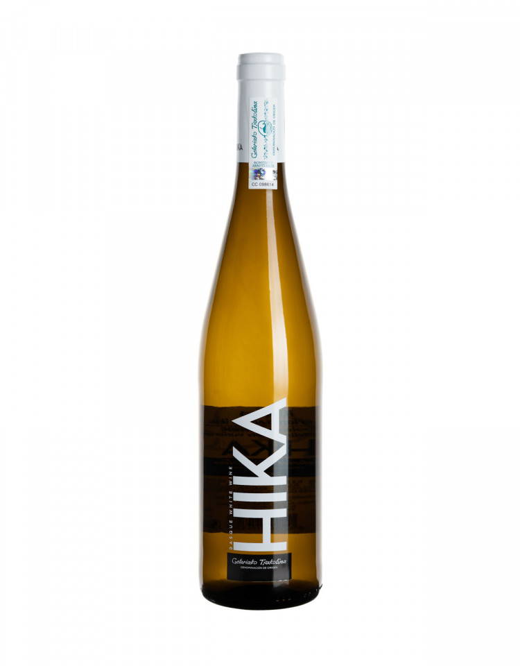 Hika baskischer Weißwein aus der Rebsorte Hondarrabi Zuria Zuri