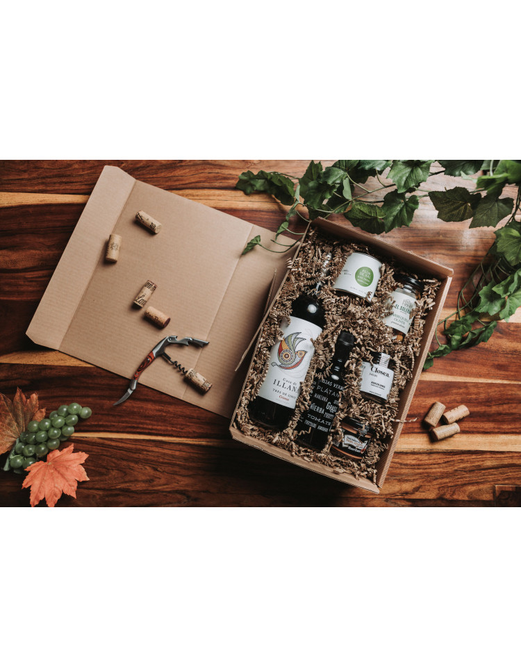 Geschenkset Wein mit Delikatessen Spanien Geschenkset Wein mit Delikatessen Spanien