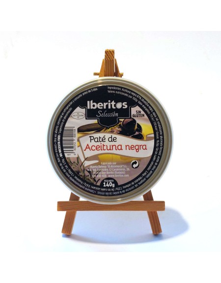 Paté de Aceituna negra - Pastete aus schwarzen Oliven Iberitos