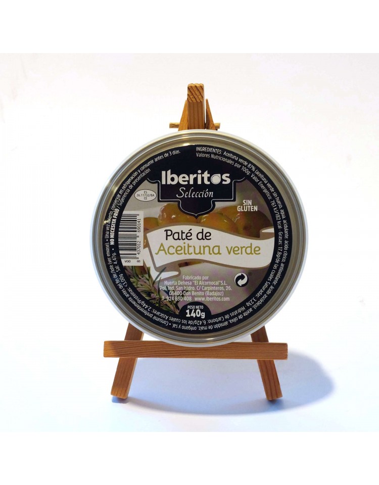 Paté de Aceituna verde - Pastete aus grünen Oliven Iberitos Paté de Aceituna verde - Pastete aus grünen Oliven Iberitos