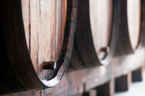 Der wein Ausbau in Barriques